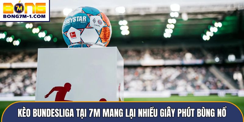 Kèo Bundesliga tại 7m mang lại nhiều giây phút bùng nổ
