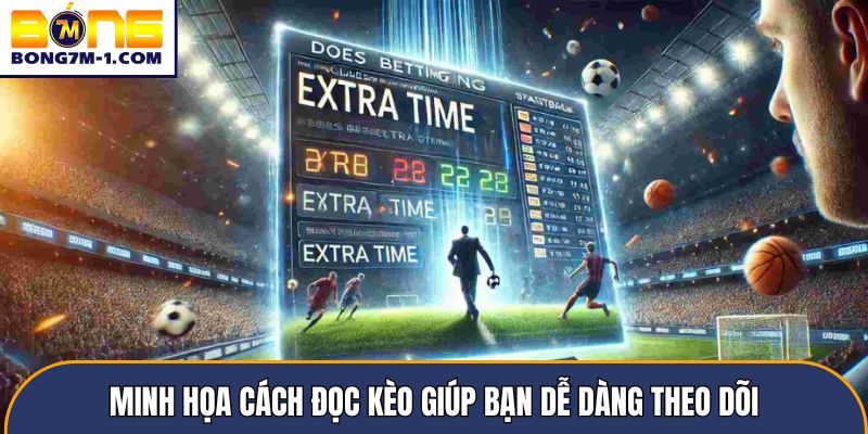 Minh họa cách đọc kèo giúp bạn dễ dàng theo dõi